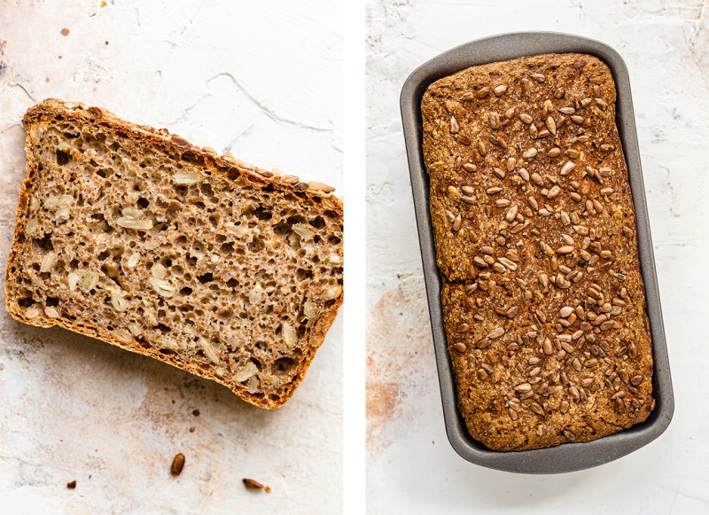 sourdough rye bread baked