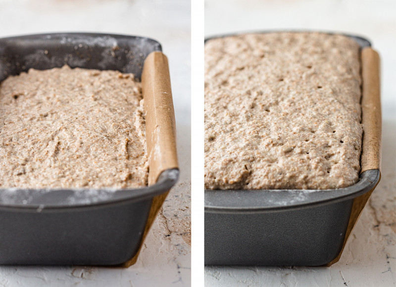 Pan Baked Rye Sourdough Bread