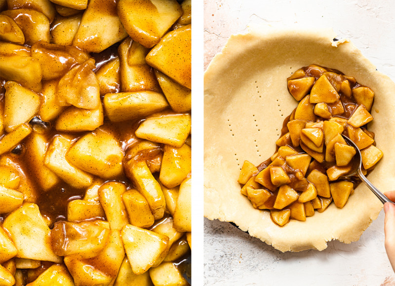 vegan apple pie apple filling