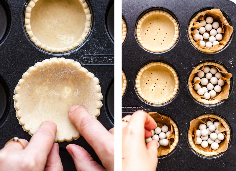 vegan custard tarts pastry raw