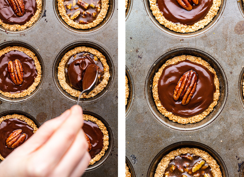 pecan pie cups chocolate