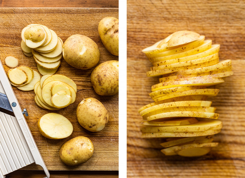 vegan potato gratin easy potato prep