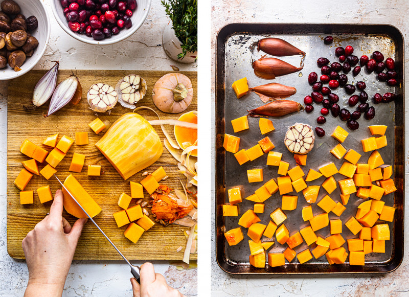 vegan roast no seitan pumpkin prep