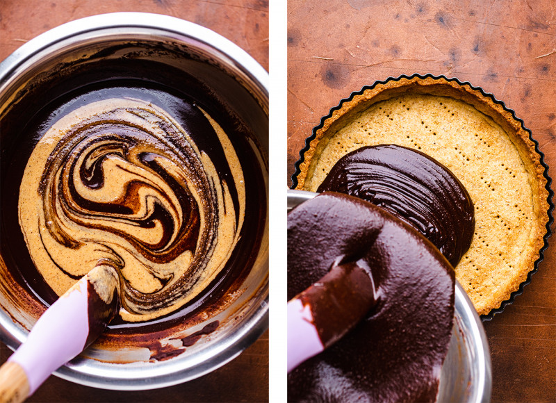 vegansko punjenje tarta od čokolade i lješnjaka