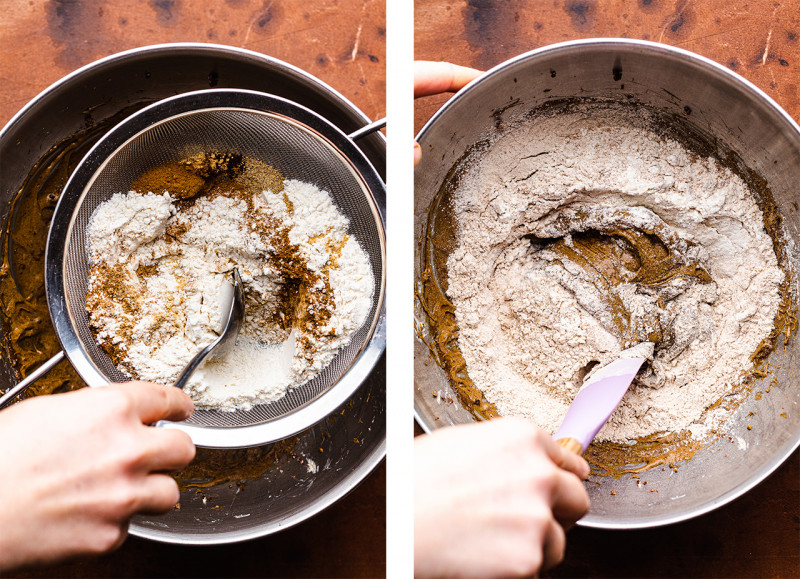 vegan gingerbread cookies incorporating flour