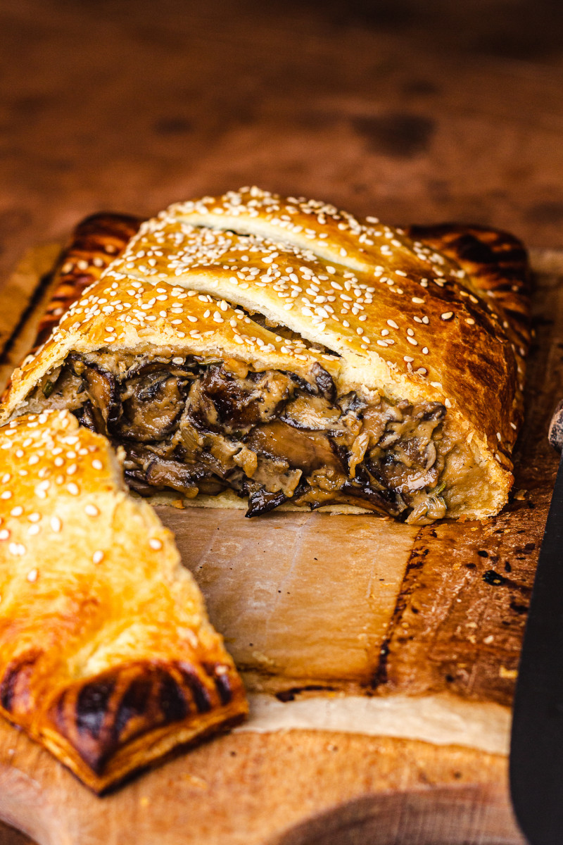 vegan mushroom pie cross