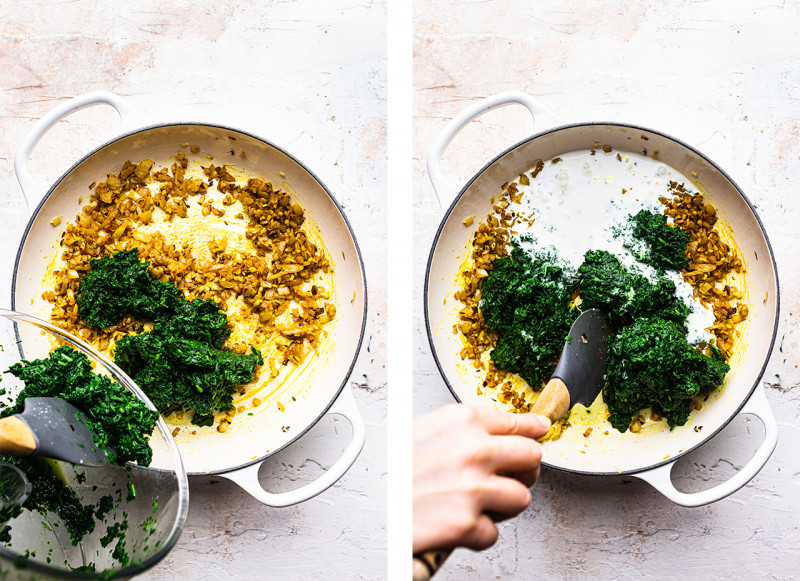 saag tofu spinach sauce