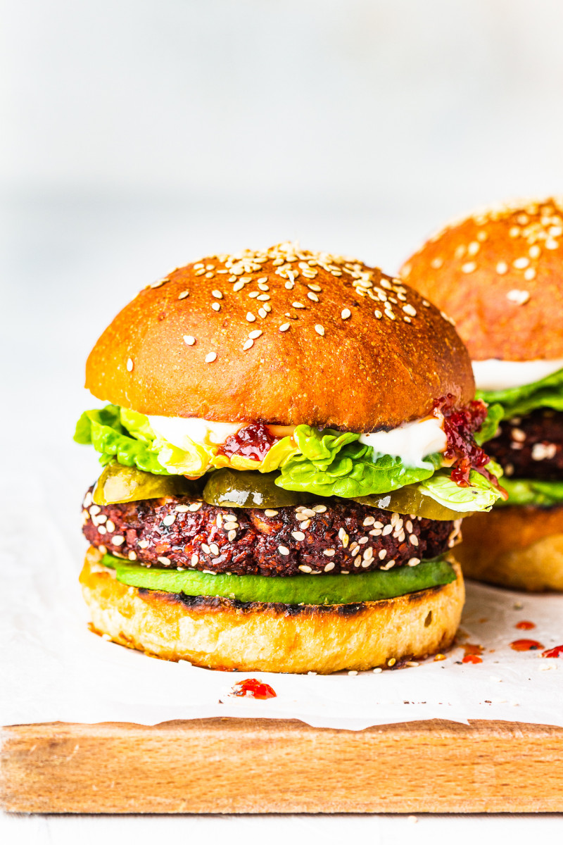 vegan beet burgers one