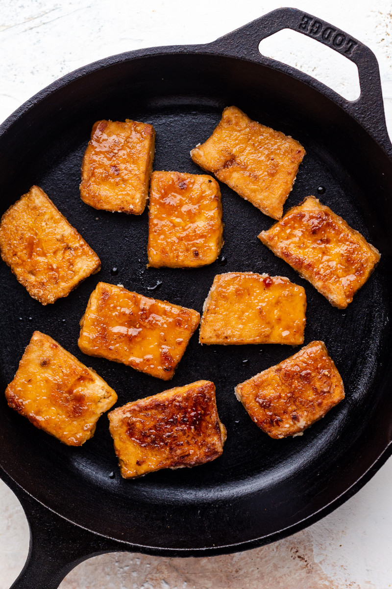 vegan pumpkin ramen tofu