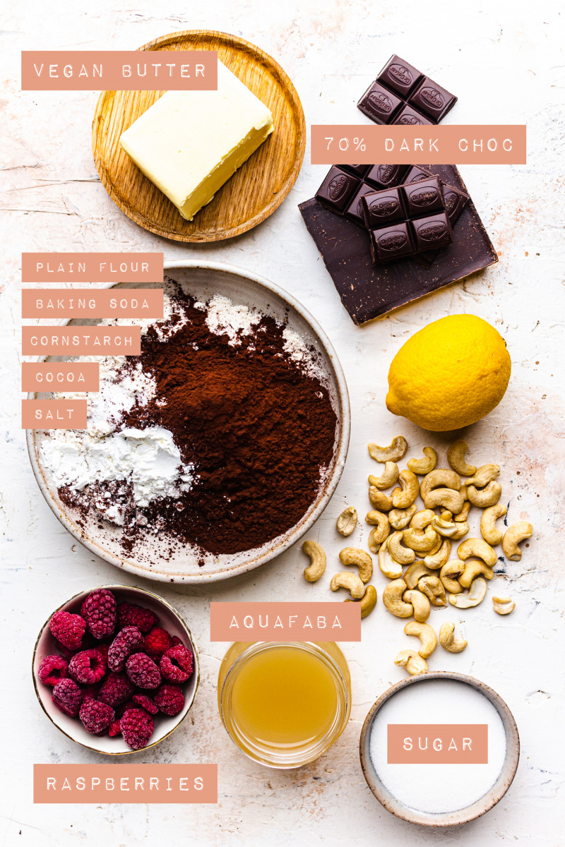 vegan cheesecake brownies ingredients