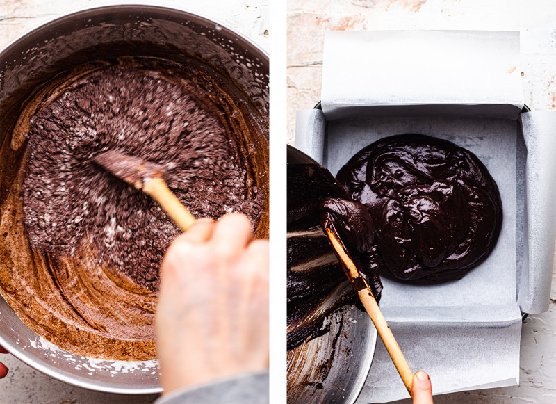 Step 78 of Vegan Cheesecake Brownies Preparation