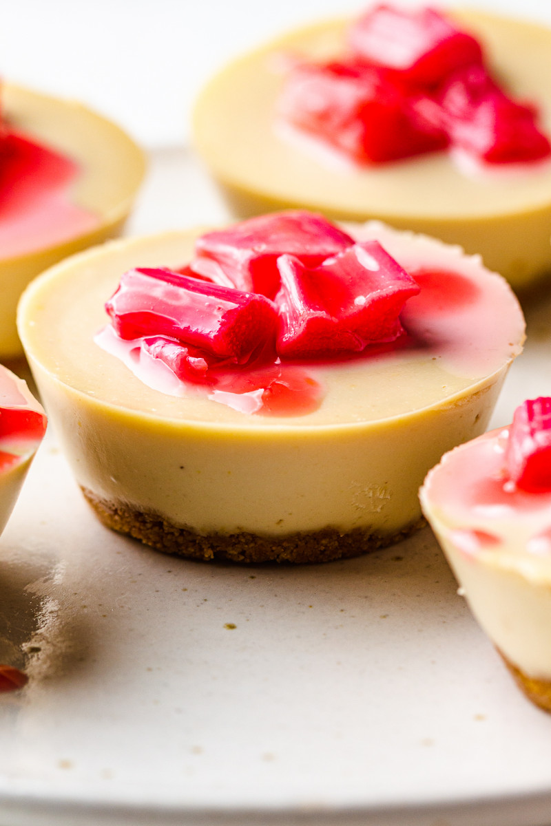 dairy free cheesecakes plate