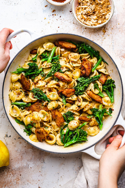 Mushroom & Miso Pasta Recipe (vegan) - The Greenquest