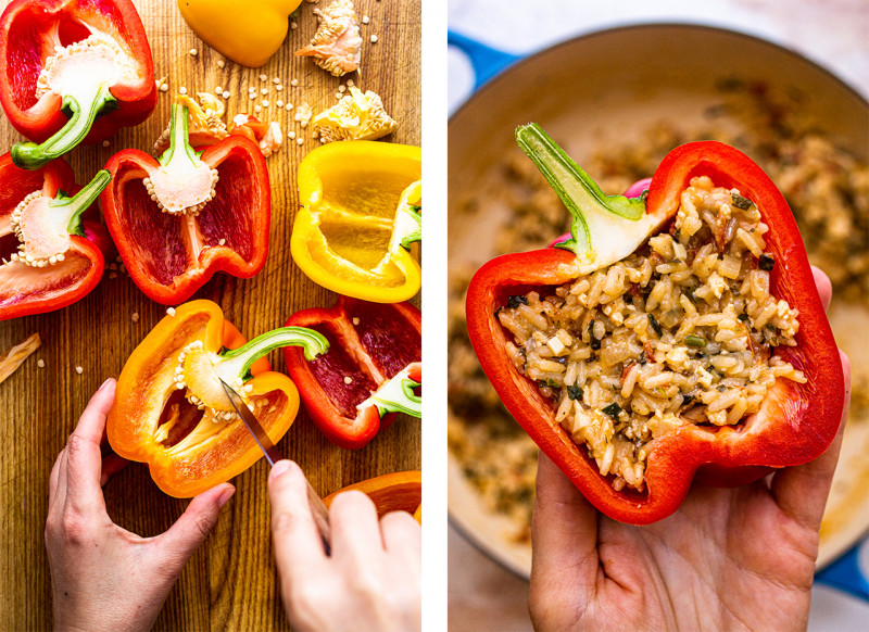 vegan stuffed peppers stuffing