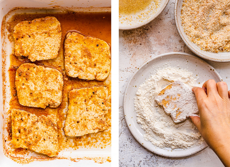 breaded tofu dinner breading