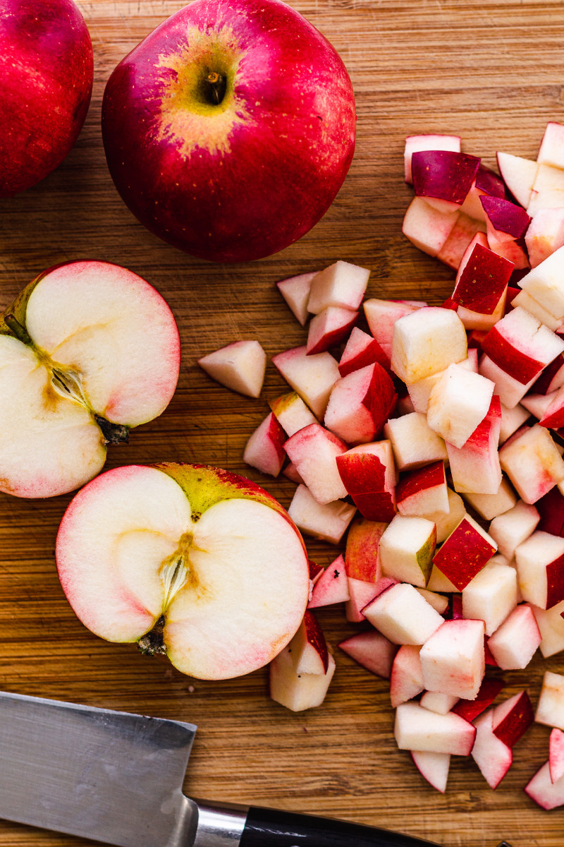 vegan apple cake apples