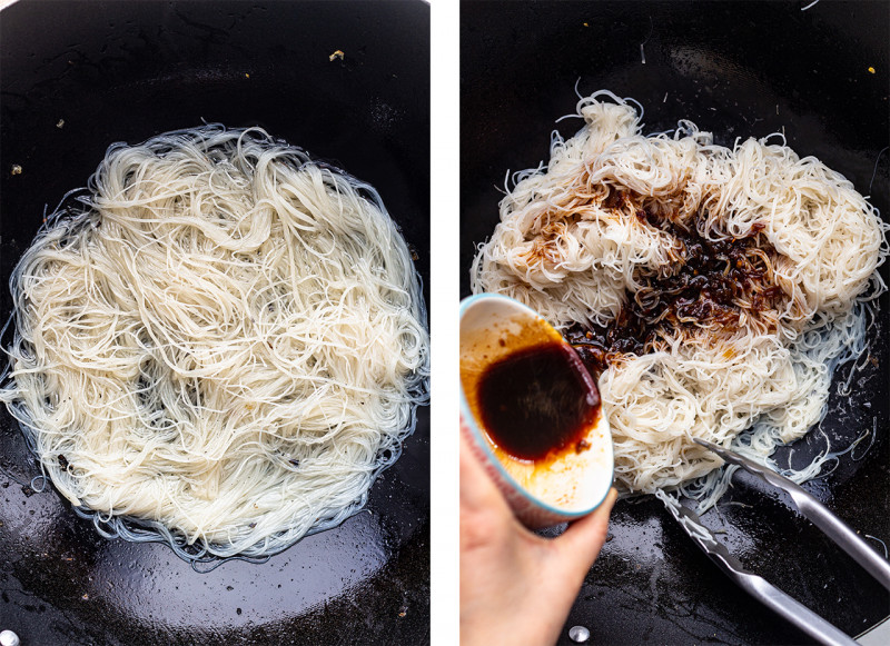 vermicelli noodles cooked noodles