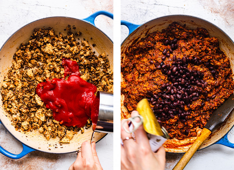 Vegan tacos with smoky mince - Lazy Cat Kitchen