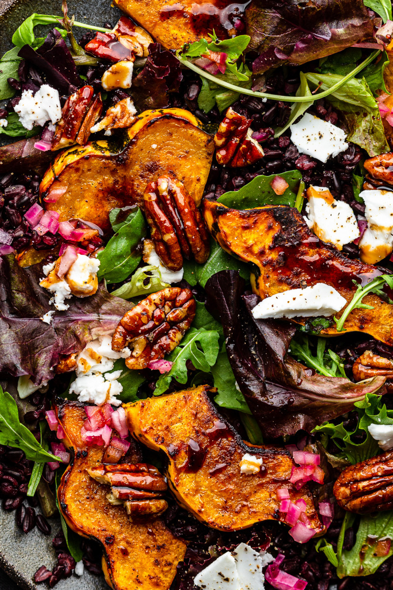 squash salad macro