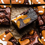 Christmas brownies (vegan)-image