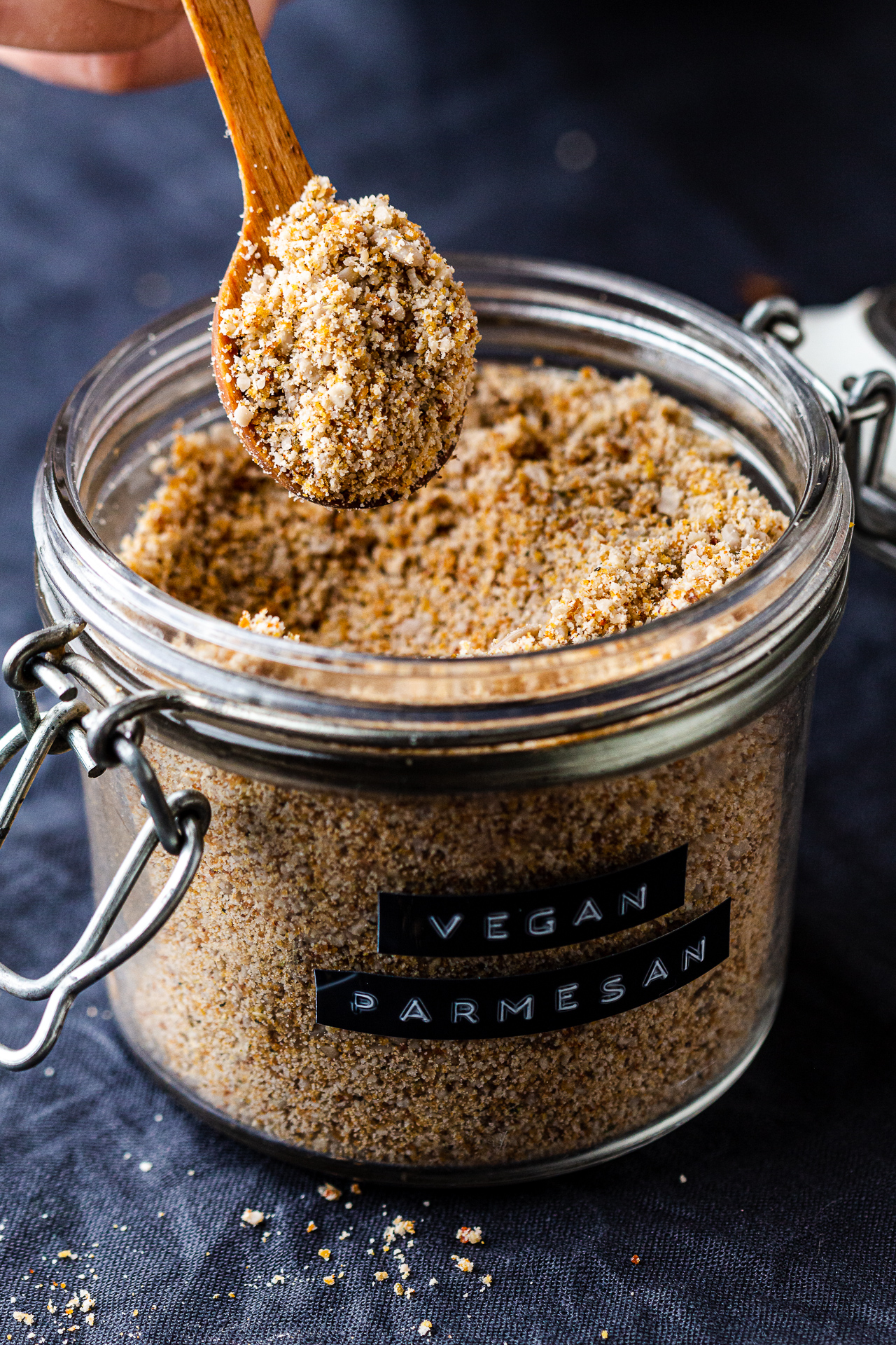 Vegan parmesan (nut-free) - Lazy Cat Kitchen