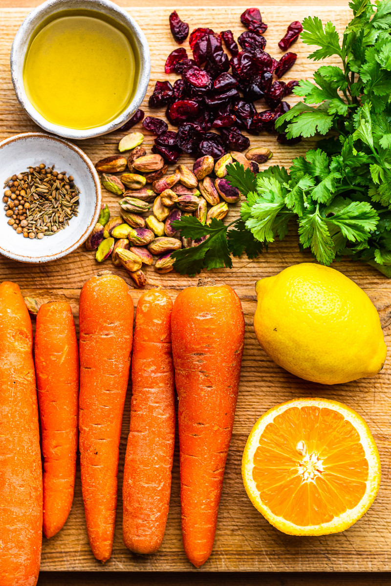 carrot salad citrus dressing ingredients