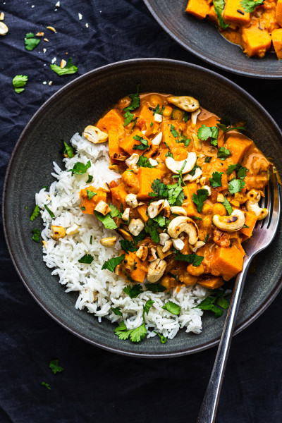 sweet potato curry bowl