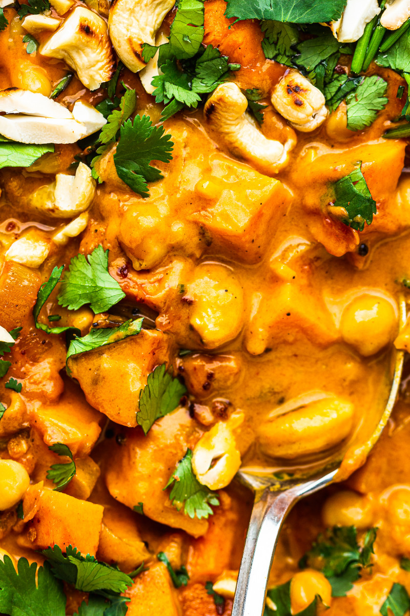 sweet potato curry closeup