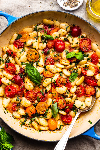 butter bean salad pan