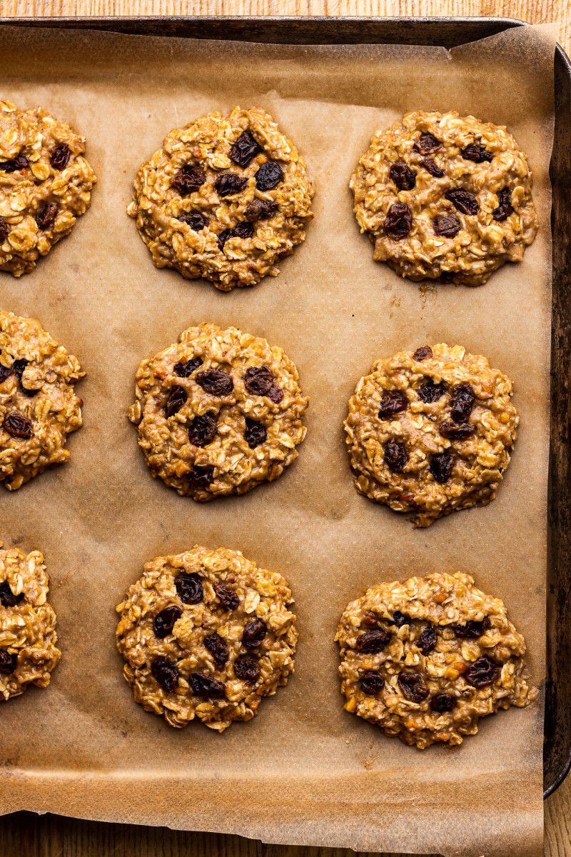 sugar-free oat cookies raw