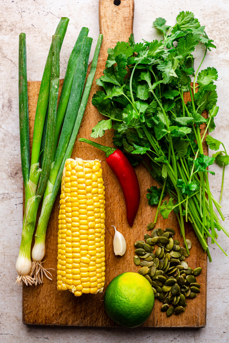 charred corn salad ingredients