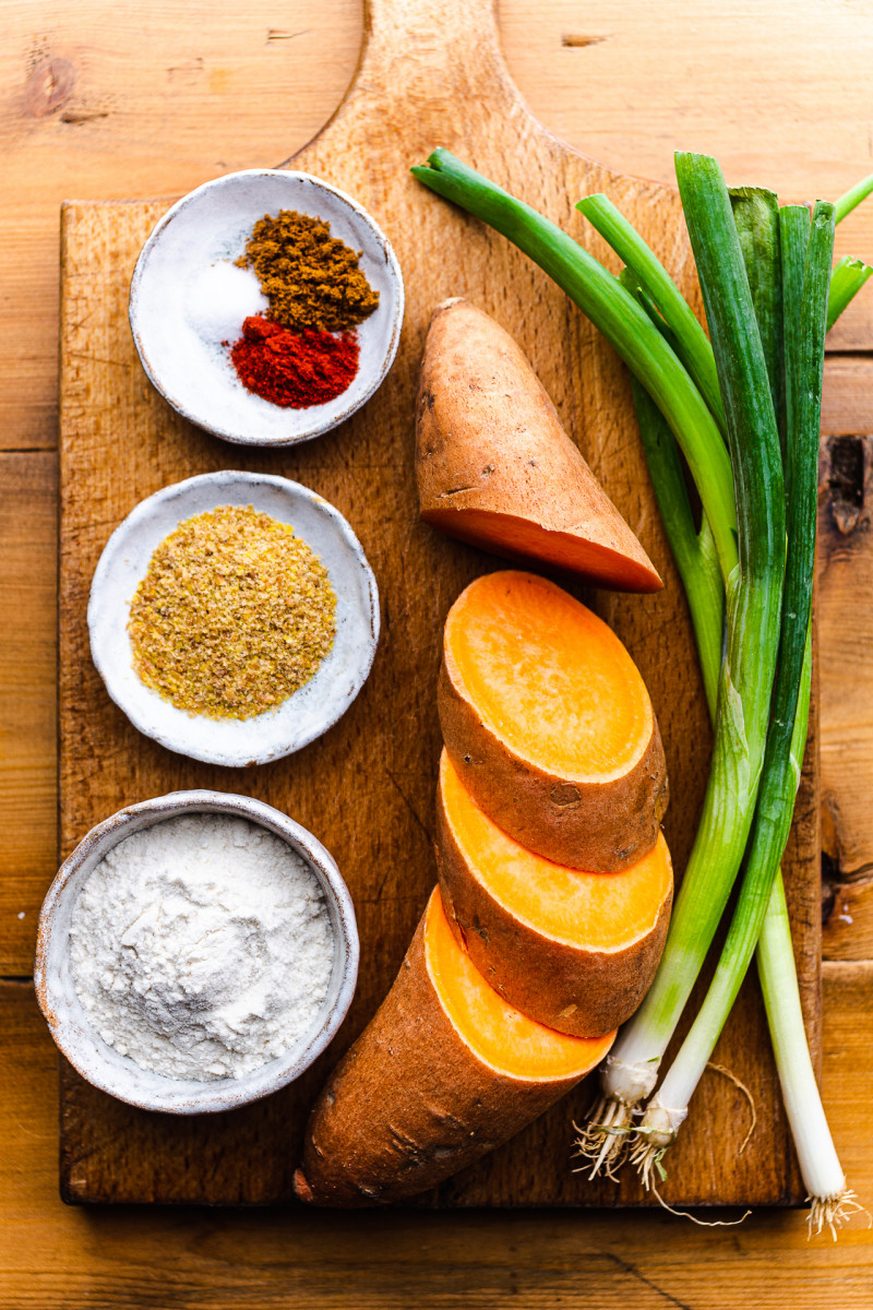 sweet potato fritters ingredients