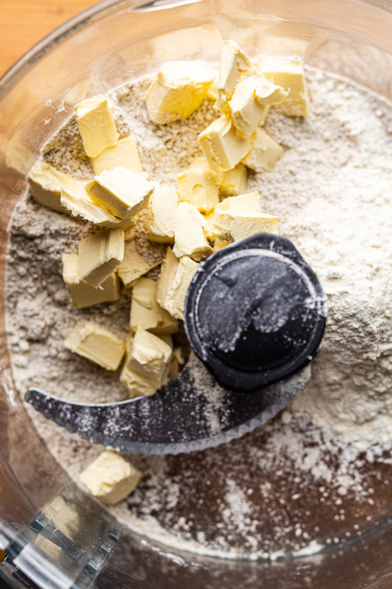 mushroom galette dough food processor