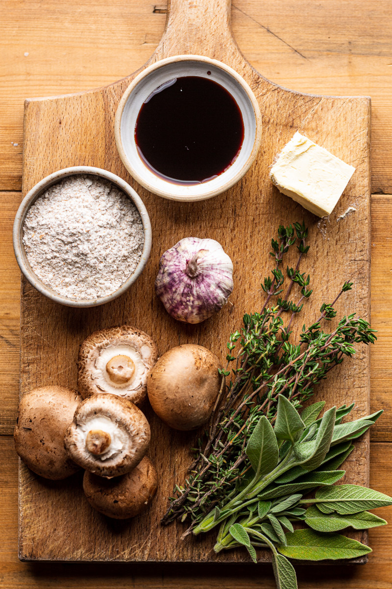 mushroom galette ingredients