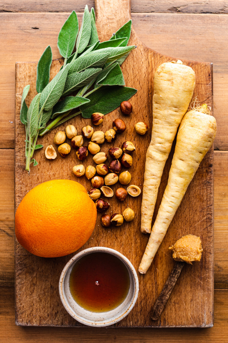 roast parsnips ingredients