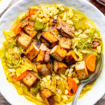 Vegan chicken soup-image