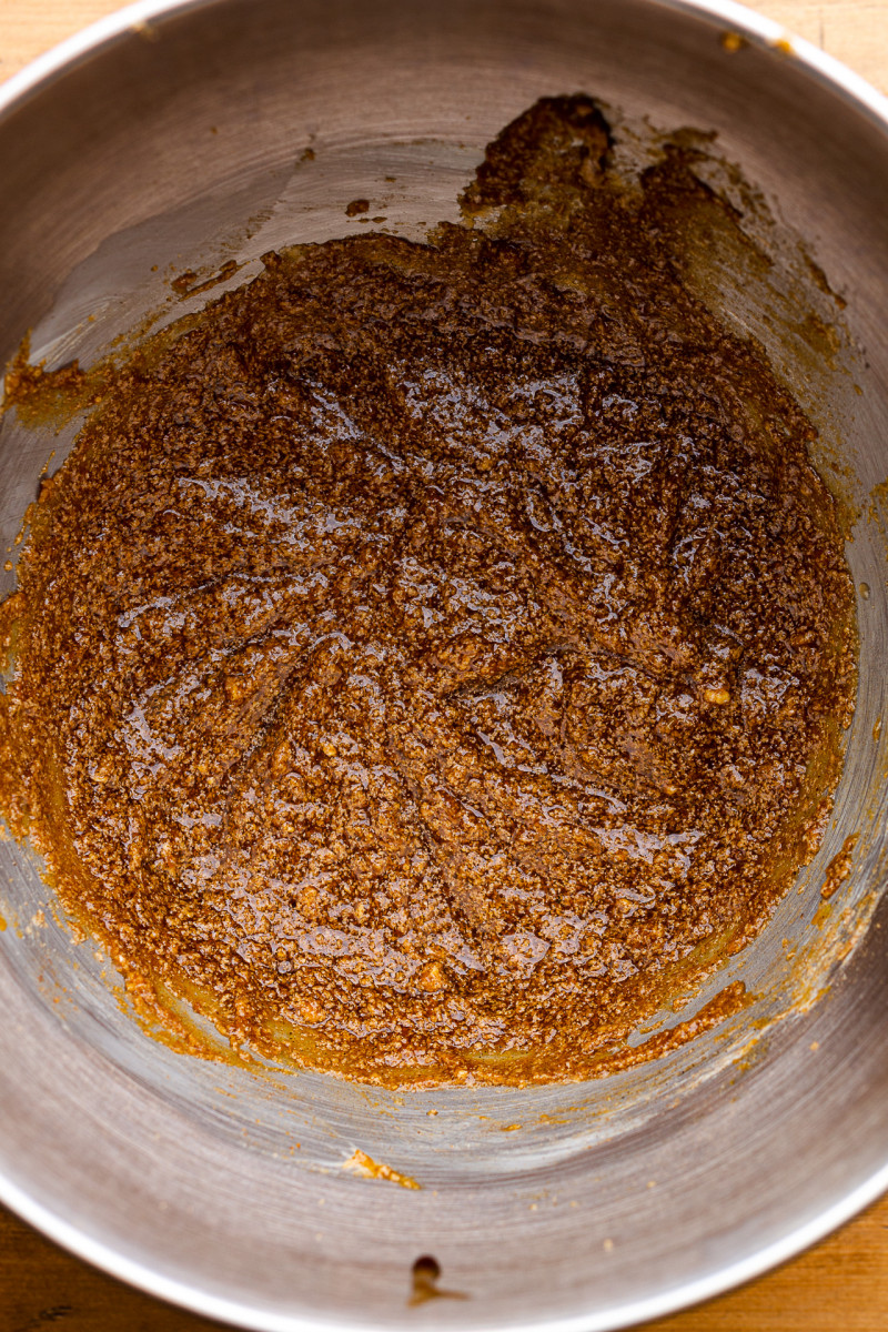 vegan pumpkin biscotti wet ingredients