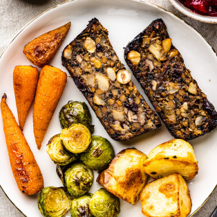 Vegan nut roast - Lazy Cat Kitchen