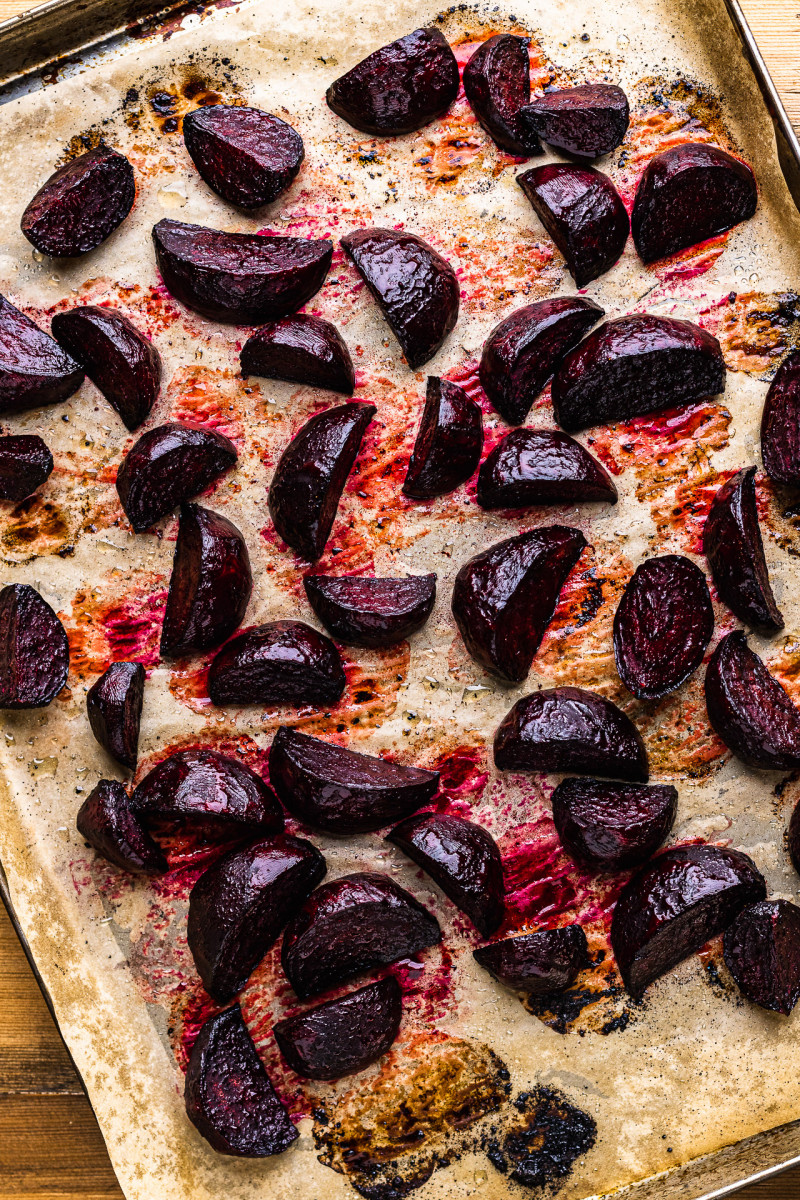 beetroot salad horseradish beets roasted