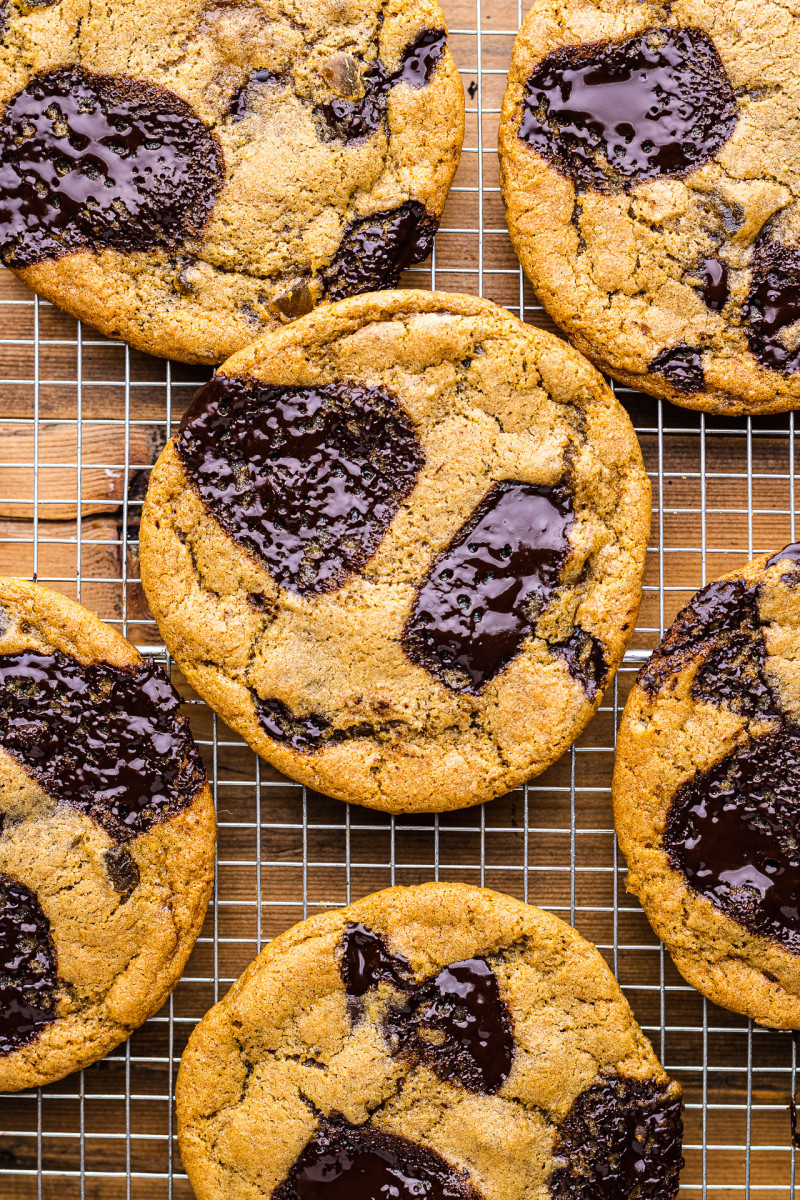 eggless cookies baked drying rack