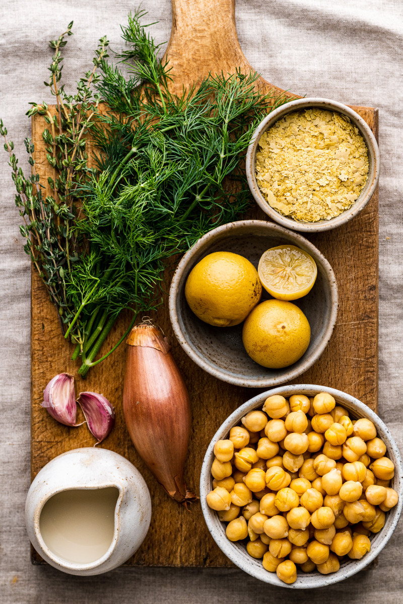 lemon chickpea stew ingredients