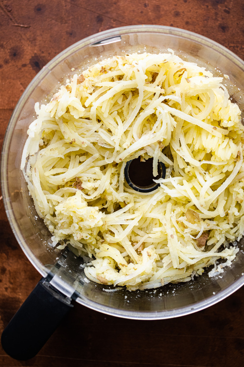 mushroom pie rosti grated potatoes