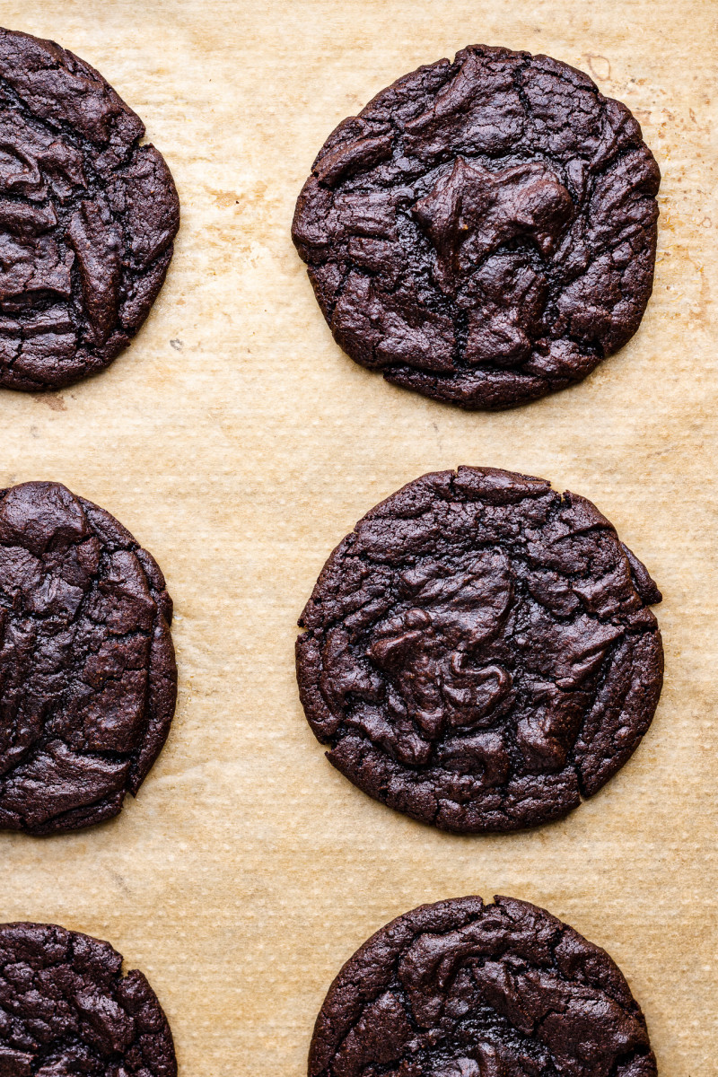 brownie cookies eggless baked