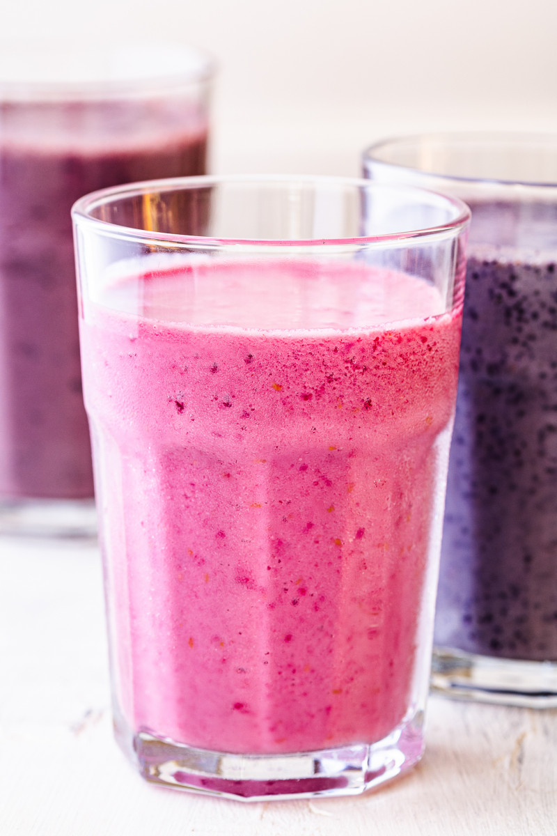 2 ingredient smoothie raspberry