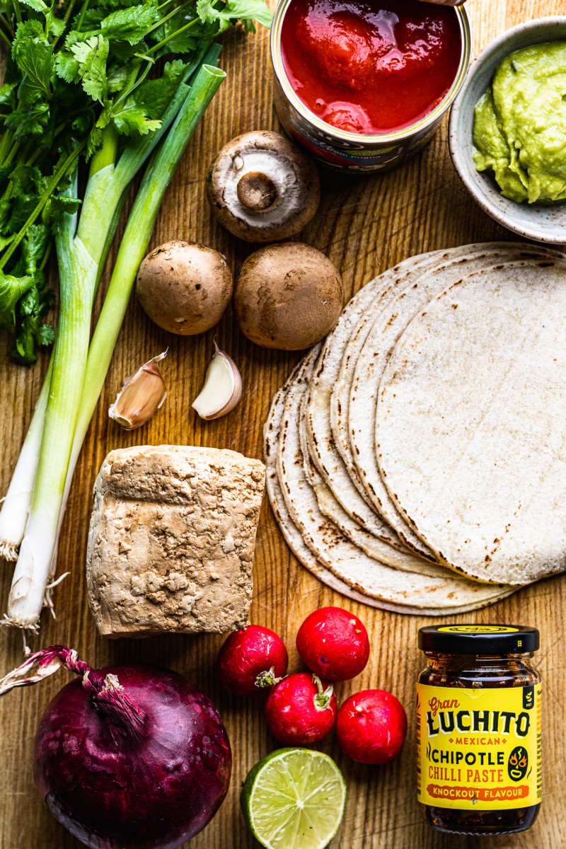 oven vegan tacos ingredients