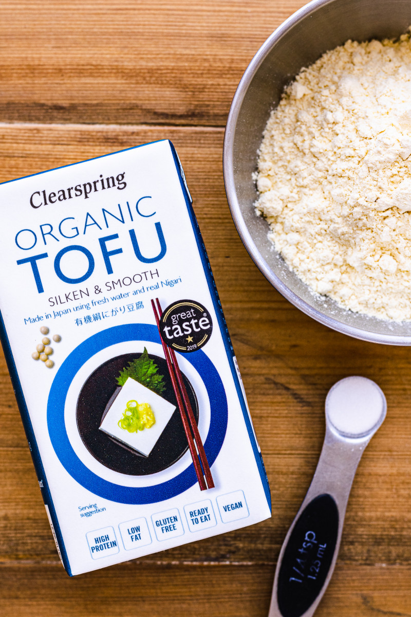 savoury tofu pancakes ingredients