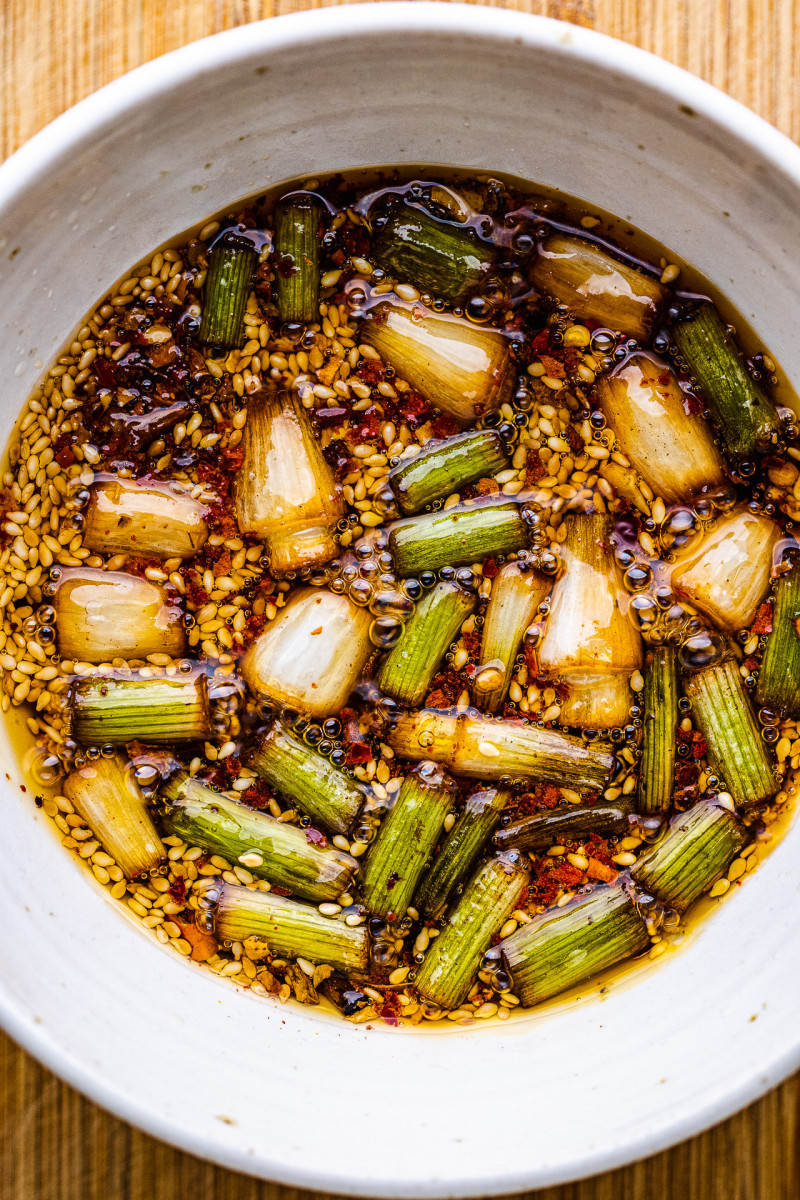 cold noodle salad oil made