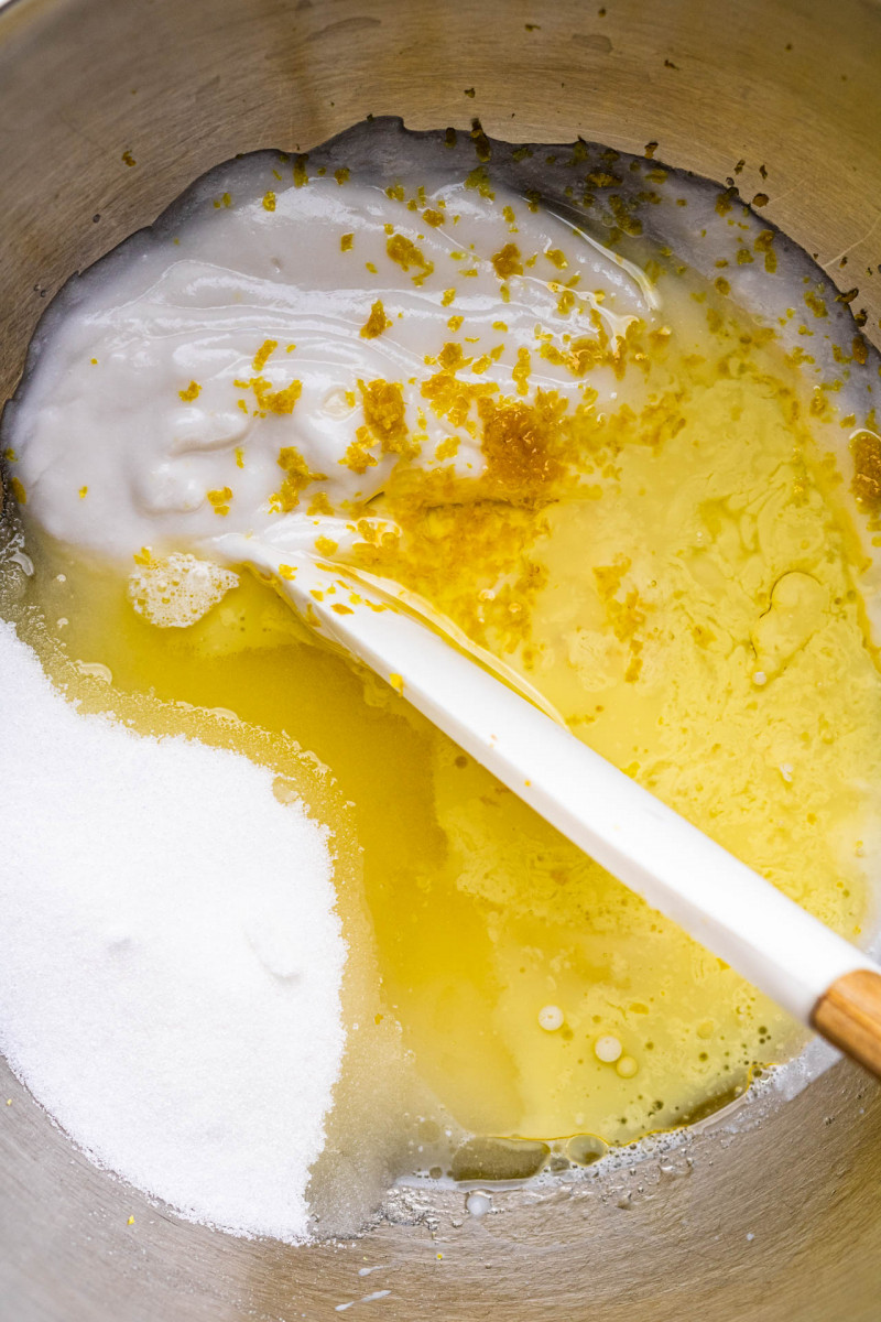 bakewell cake homemade cake batter