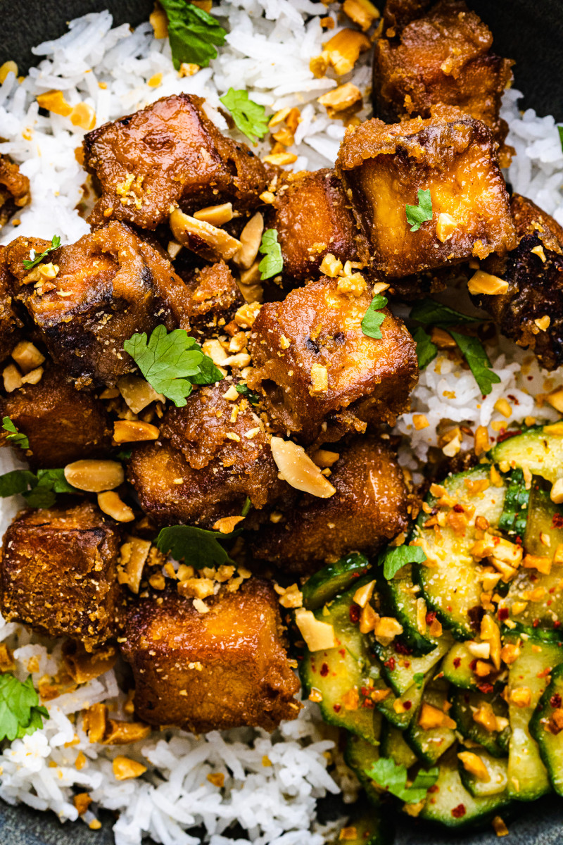peanut tofu macro