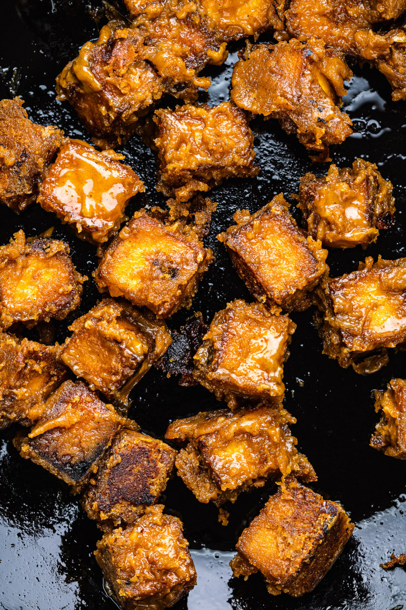 peanut tofu wok